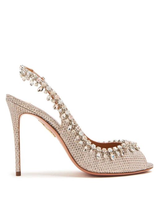 Aquazzura crystal sandal sale