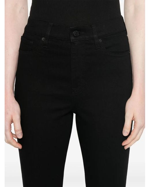 DKNY Black Logo-Patch Jeans