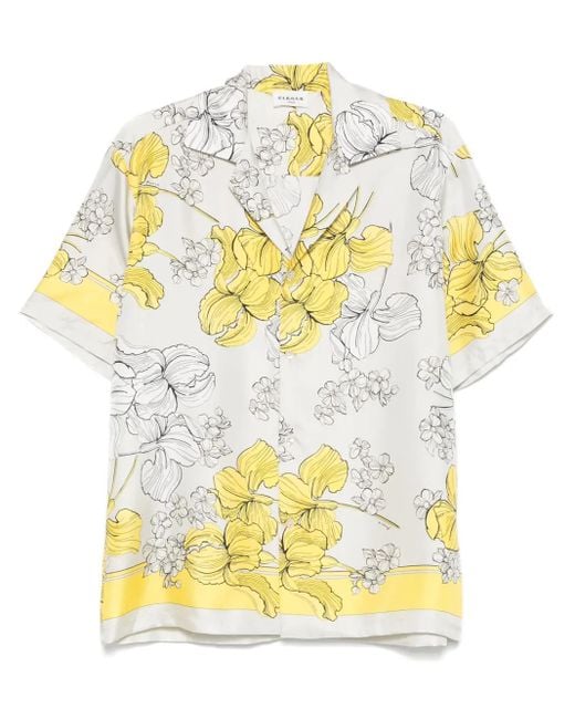 P.A.R.O.S.H. Yellow Silk Shirt