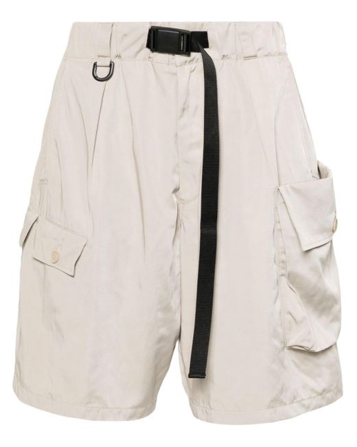 Y-3 Natural X adidas Twill Cargo-Shorts