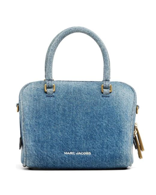 Marc Jacobs Blue Mini The Wave Denim Crossbody Bag