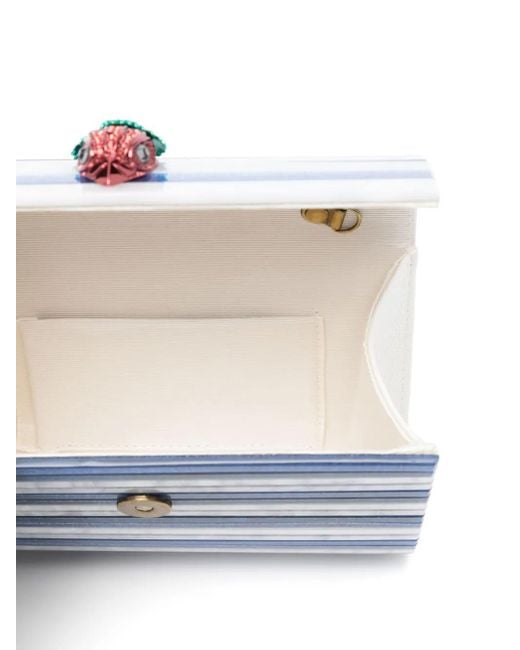 Kurt Geiger Blue Party Eagle Clutch Bag