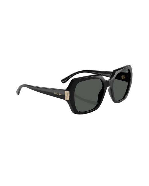 Vogue Eyewear Black Lunettes De Soleil À Monture Géométrique
