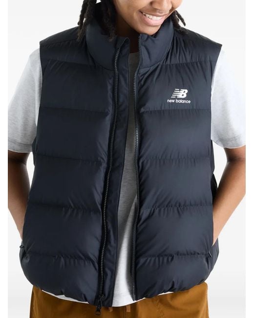 New Balance Blue Boston Padded Vest
