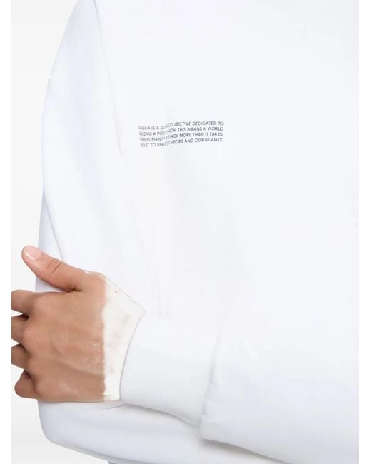 PANGAIA White 365 Cotton Sweatshirt