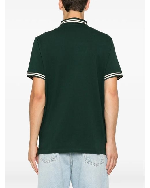 Moncler Green Polo À Logo Brodé for men