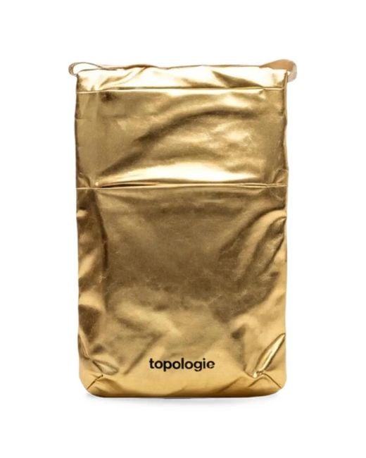 Topologie Metallic Padded Phone Bag for men