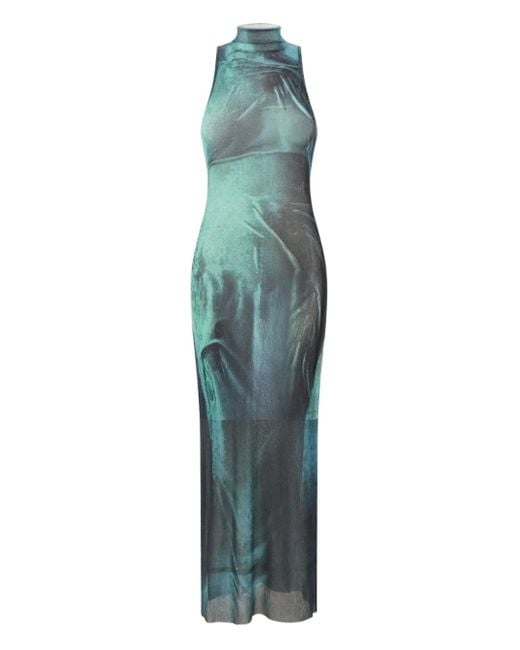 Jean Paul Gaultier Women's Blue 'Water' Dress