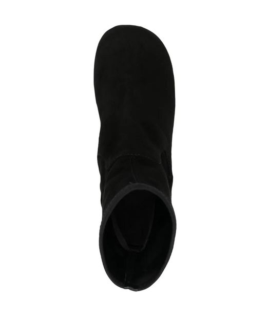 Random Identities Black 90Mm Suede Ankle Boots