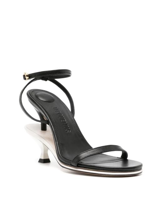 Jacquemus Black Les Doubles Sandals