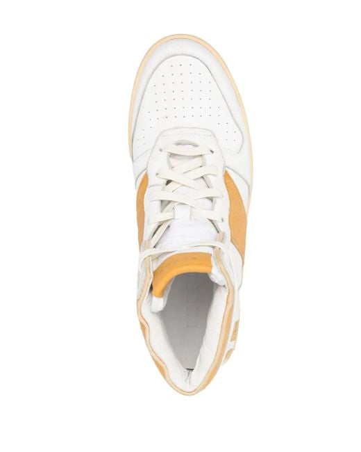 Rhude Metallic Rhecess High-Top Sneakers for men