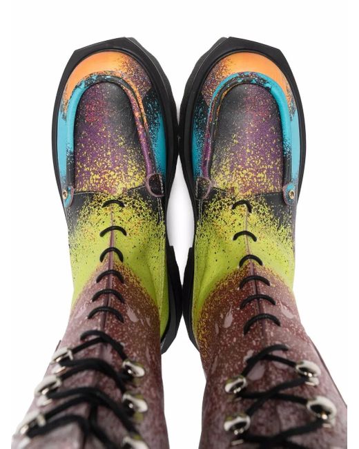 Off-White c/o Virgil Abloh Black Sponge Stiefel