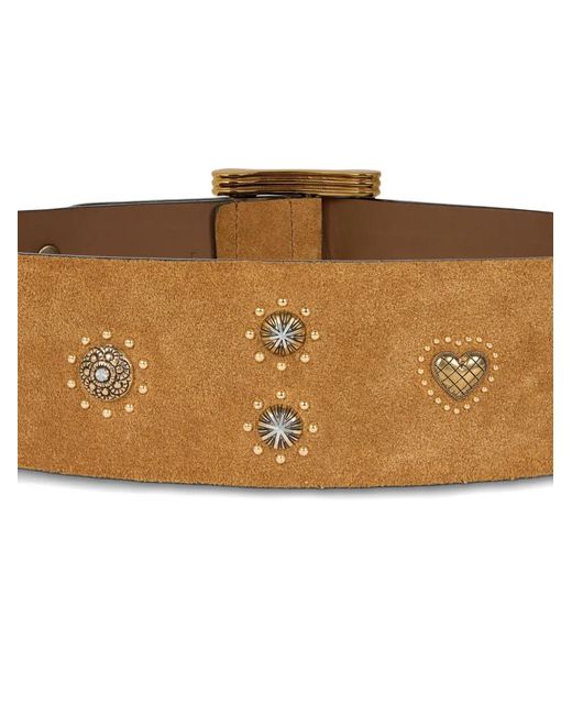 Stivali Con Borchie di Etro in Brown
