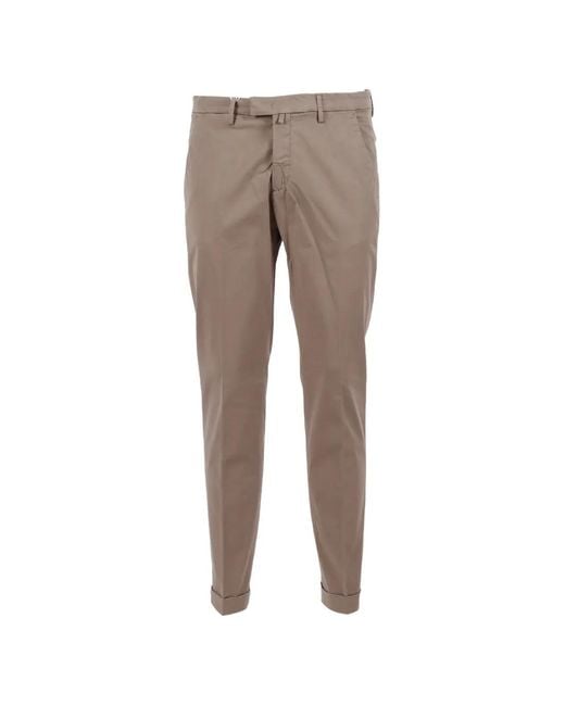 Briglia 1949 Gray Cuffed Trousers for men