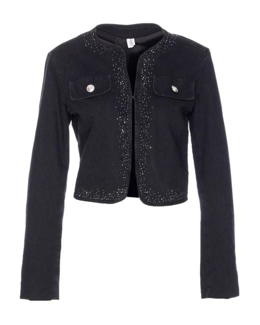 Veste À Détails De Clous Liu Jo en coloris Blue
