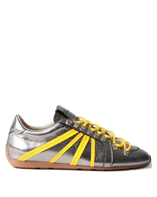 Claudie Pierlot Yellow Gestreifte Sneakers