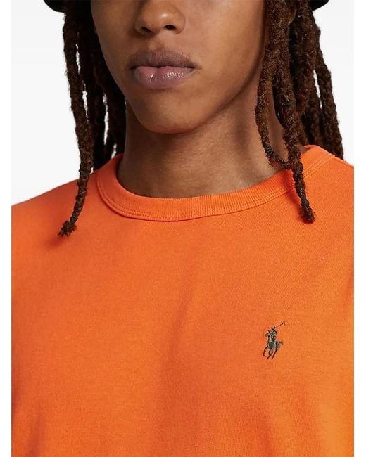 Polo Ralph Lauren Orange Logo T-Shirt for men