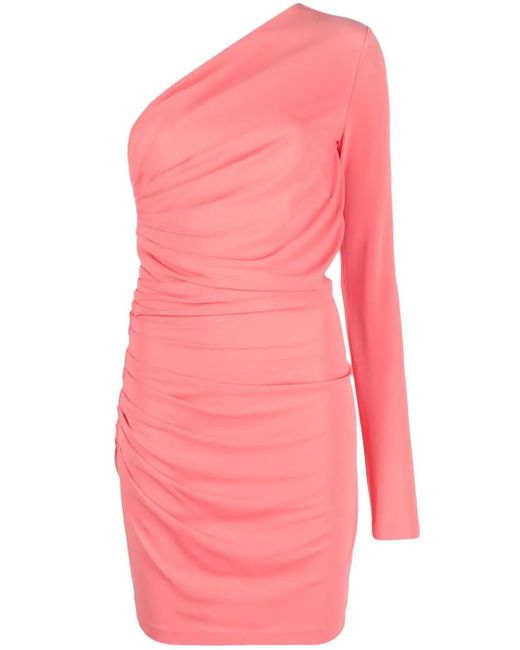 DSquared² ディースクエアード ワンショルダー ミニドレス Pink