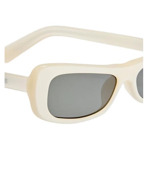 Jacquemus White Lunettes De Soleil À Monture Papillon Capri
