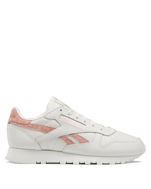 Reebok White Classic Leather Sneakers