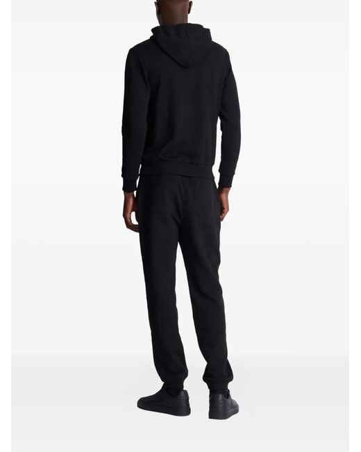 Balmain Black Zip-Up Hoodie for men