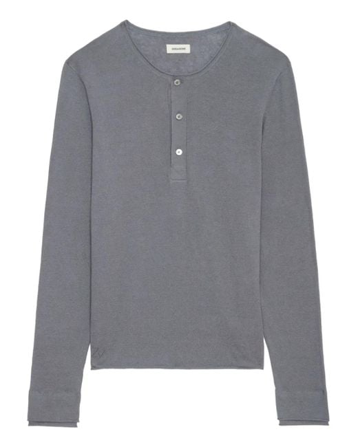 Camiseta Veiss Zadig & Voltaire de hombre de color Gray