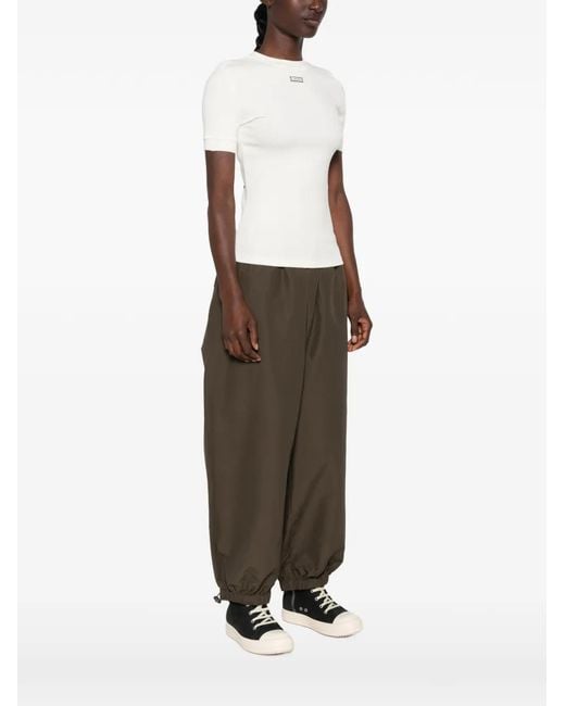 Entire studios White Logo-Patch Shorts