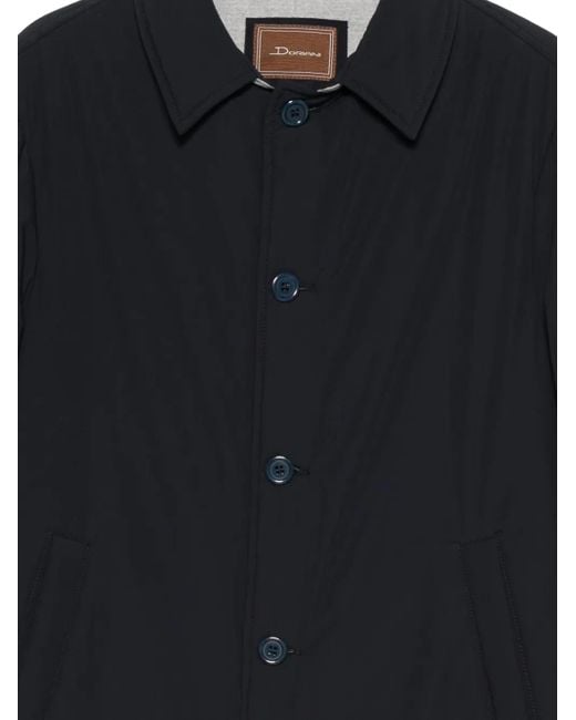 Doriani Blue Buttoned Coat for men