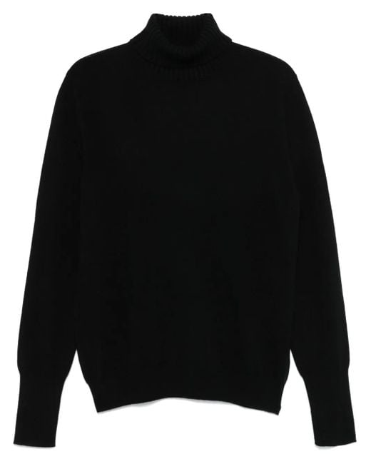 Ballantyne Black T Neck Sweater for men