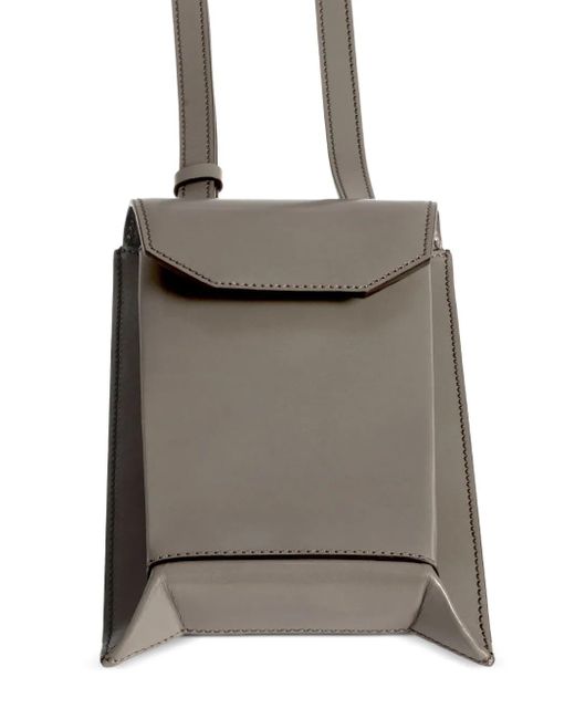 Merryl Tielman Joost Leren Crossbodytas in het Gray