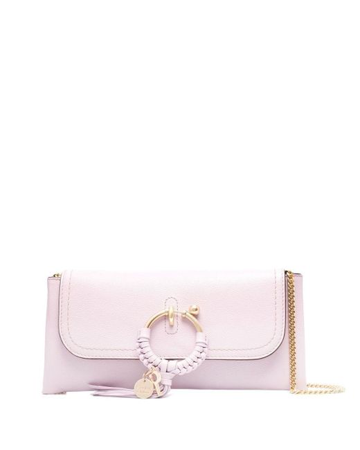 See By Chloé Leather Joan Envelope Crossbody Bag in Pink | Lyst