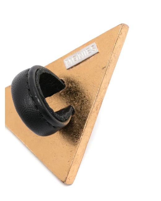 Monies White Triangle-Shape Ring