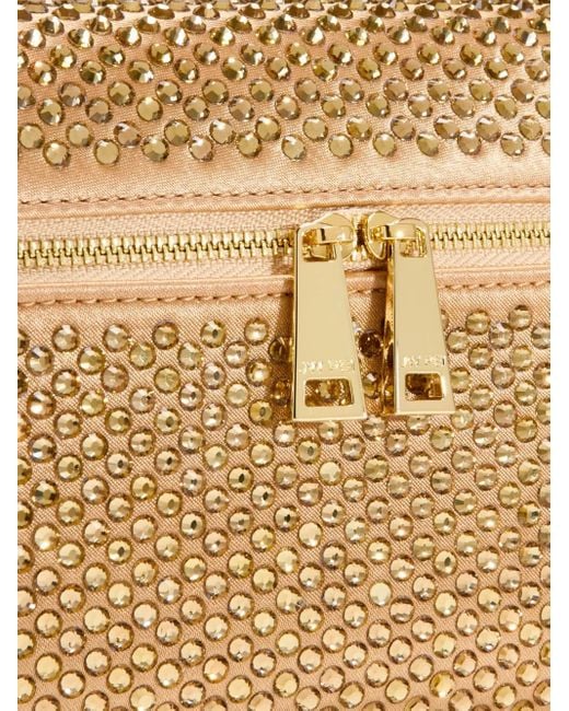 JW PEI Natural Thea Crystal-Embellished Top-Handle Bag