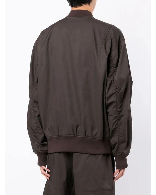3.1 Phillip Lim Black Zip-Front Bomber Jacket for men