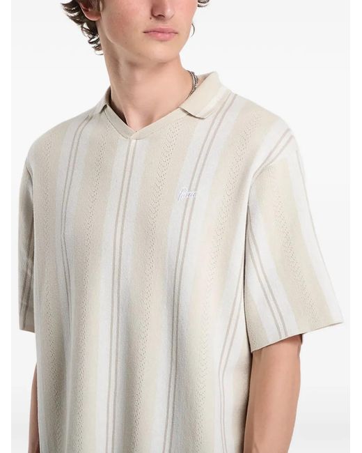 PATTA White Knitted Striped T-Shirt