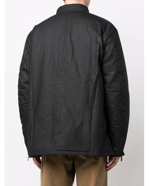 Barbour Black Multi-Pocket Zip-Up Jacket for men