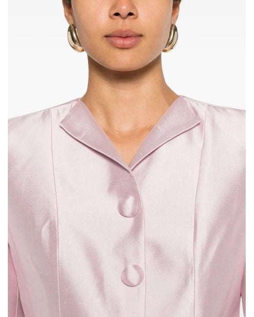 Valentino Garavani Pink Buttoned Jacket