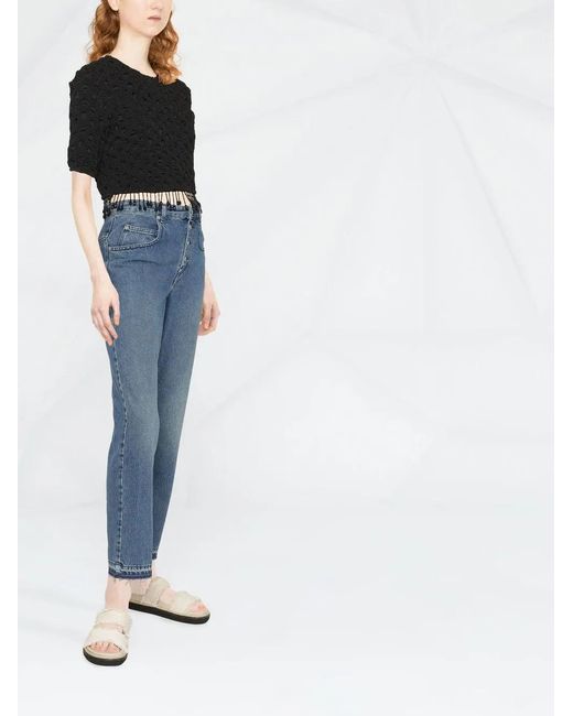Isabel Marant Blue High Waist Jeans