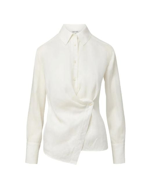 Veronica Beard Perezzi Wikkelblouse in het White