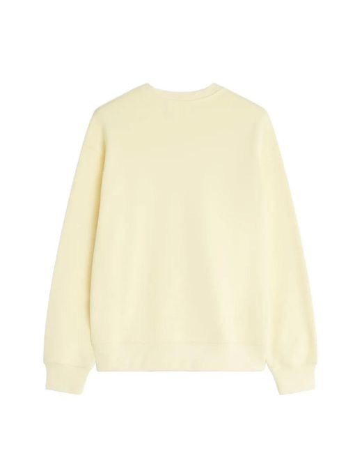 Maison Kitsuné Natural Embroidered Sweatshirt for men
