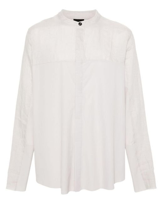 Thom Krom Linnen Overhemd in het White voor heren