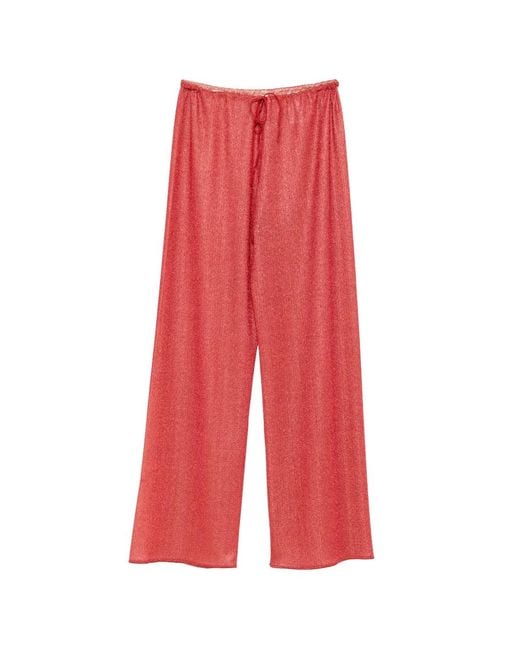 Oseree Red Lumiere Pants