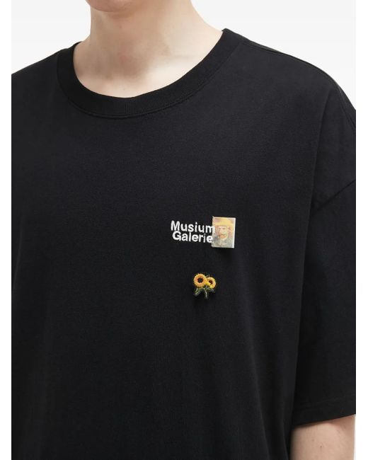 T-Shirt di Musium Div. in Black da Uomo