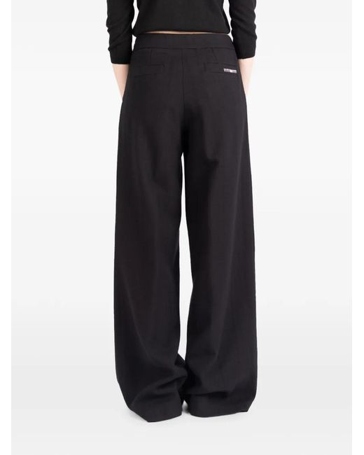 Societe Anonyme Black Josephine Wide-Leg Trousers