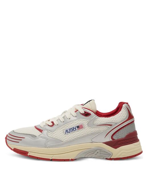 Autry White Hyperway Sneakers for men