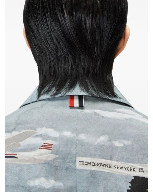 Thom Browne Green Nantucket Scenic Unconstructed Jacket for men