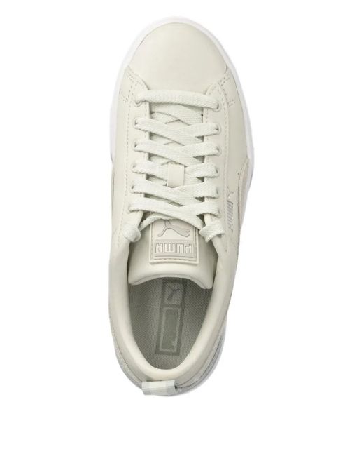 PUMA White Mayze Sneakers