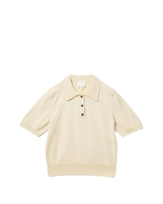 A.P.C. Natural Logo-Embroidered Polo Shirt