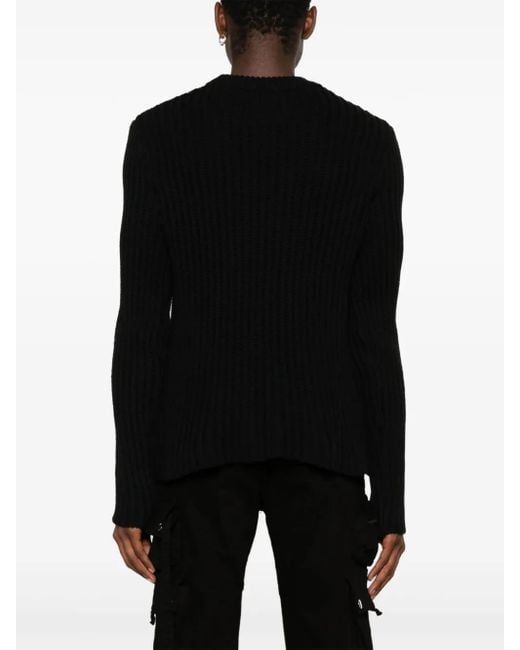 M I S B H V Black X Robert Mapplethorpe Foundation Lily Orchid Jumper for men