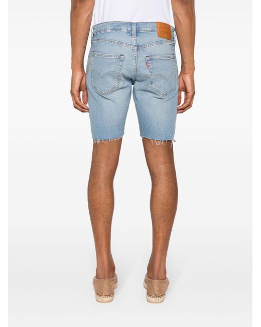 Levi's Blue Mid-rise Denim Shorts for men